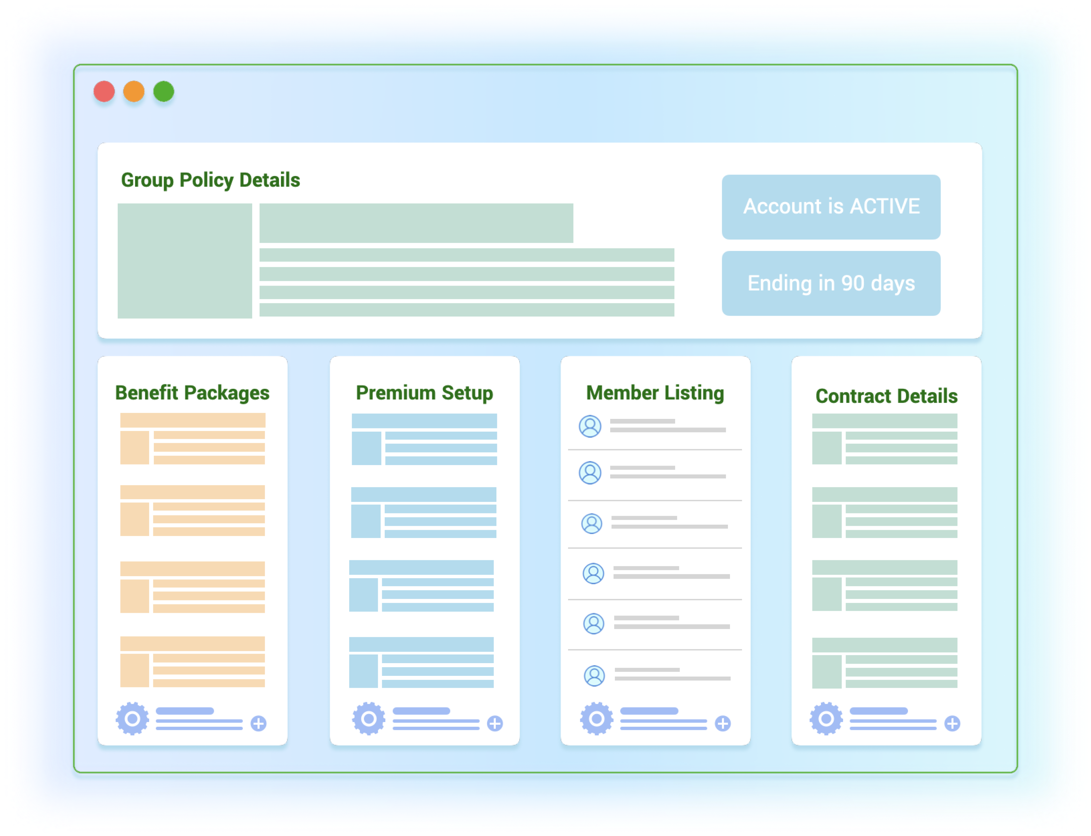 Policy Account Management
